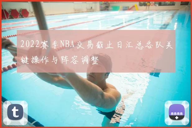 2022赛季NBA交易截止日汇总各队关键操作与阵容调整